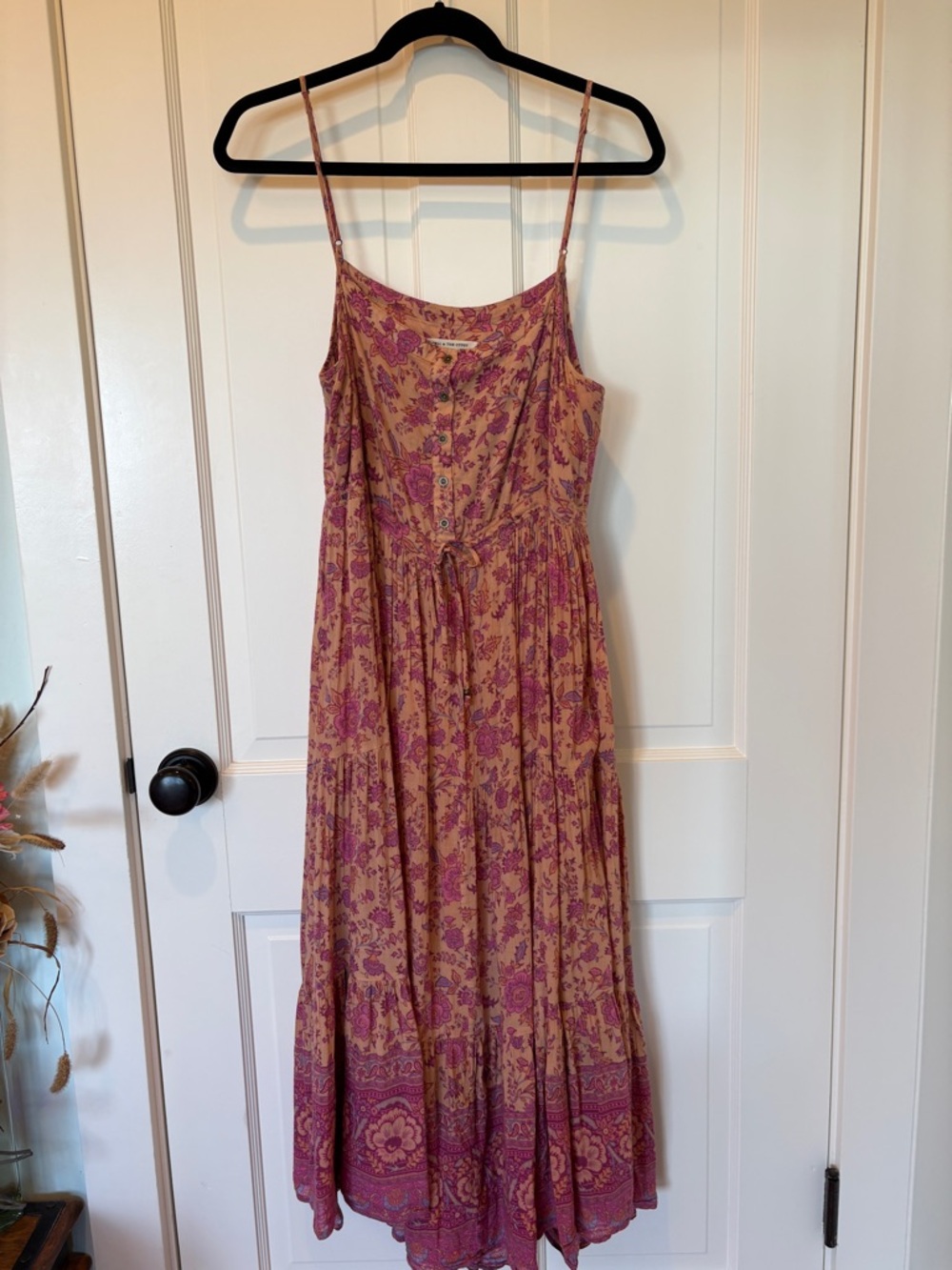 Spell & The Gypsy Bohemian Floral Spaghetti-Strap Maxi Dress